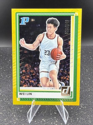2025-26 Donruss Basketball - Wei Lin - Prospect - Yellow Stars /149