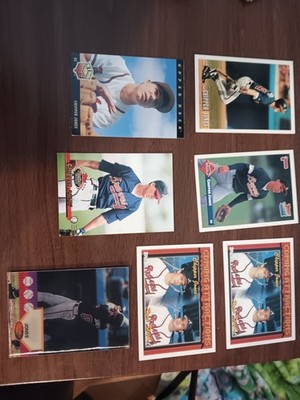 Chipper Jones 7 Card Lot 1993-94 Rated Star Rookie Coming Attraction Braves