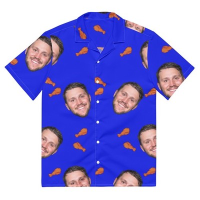 Buffalo Bills, Bills Mafia, Josh Allen, Chicken Wing Unisex Button Shirt