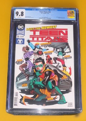 Teen Titans #20 CGC 9.8 1st Appearance of Crush, Djinn & Roundhouse DC Comics