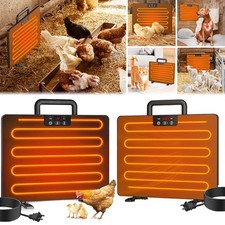 1/2X Chicken Coop Heater Safe Radiant Space Heat Energy Chick Pet Cat Dog Warmer