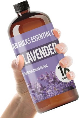 Lavender Essential Oil 16 oz Bottle for Diffusers, Candles, & Home