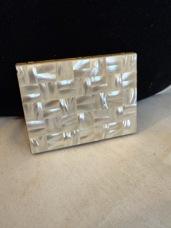 Vintage Mother Of Pearl Cigarette Case by Schick