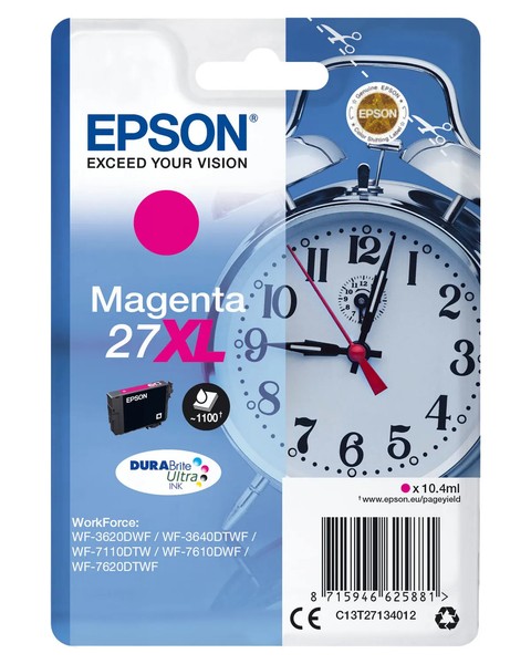 Epson 27XL / T2713 / C13T27134012 / C13T27134022 Tinte Magenta-image
