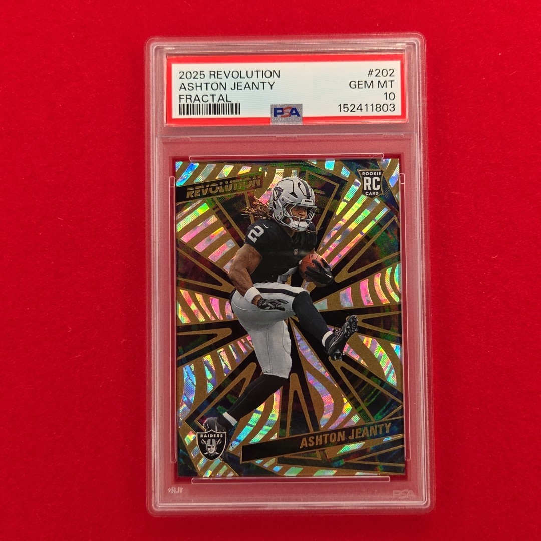 Ashton Jeanty Panini Revolution #202 Fractal