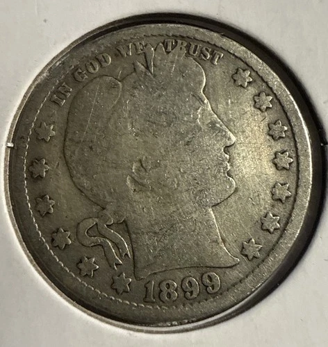 1899-P Barber Quarter — photo from the most recent tracked eBay sale