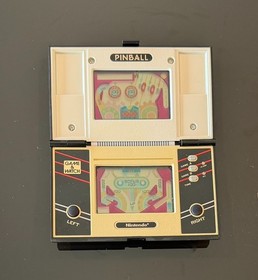 1983 Nintendo PINBALL Handheld Game & Watch PB-59 Multi Screen RARE!