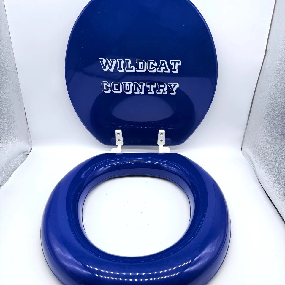 野猫 肯塔基大学装饰马桶座 NCAA 足球学院人洞 — 第 3/4 张图片