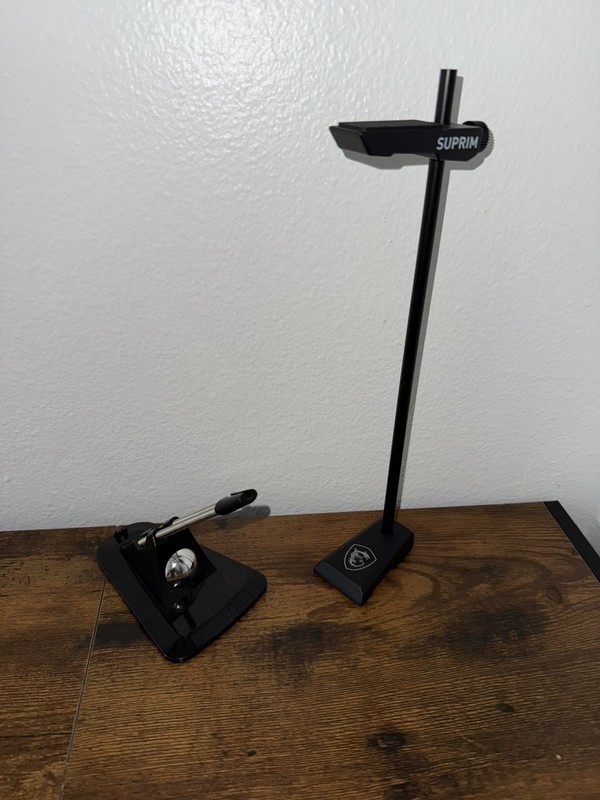Computer Accessories- Mouse Bungee & Headphone Stand- Black/Silver- Lightly used