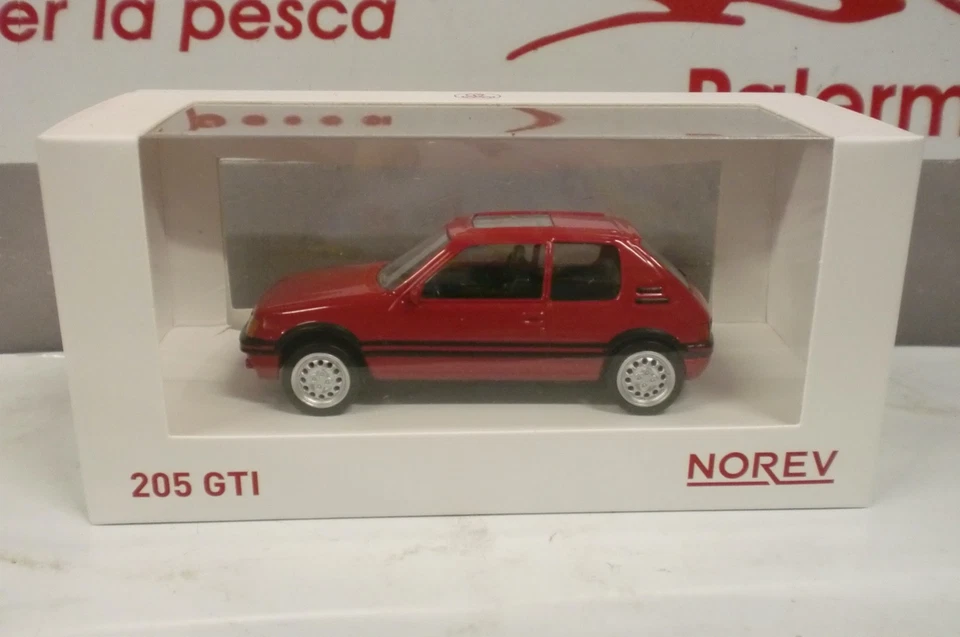 NOREV  1/43 - PEUGEOT 205 GTI - ROSSA - Immagine 2 di 2
