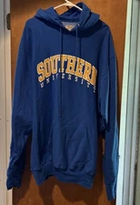 Steve and Barry's Athletic Dept XL Heavyweight Blue Hoodie Southern University
