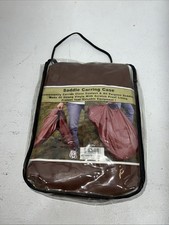 New Brown Vinyl English Saddle Cover With Handles #239976 HH-41