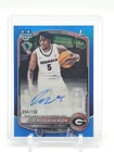 JEREMIAH WILKINSON 2025-26 BOWMAN U CHROME 1ST AUTO BLUE REFRACTOR /150 Q6992