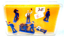 Kibri H0 6520 - 6 sehr alte KIBRI "Bahnhof-Figuren" ca. 1956 - HO H0 1:87