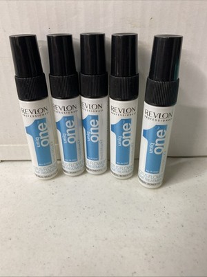 Lot Of 5 Revlon Uniq One Lotus Flower All in One Hair Treatment 0.3 oz FREE SHIP
