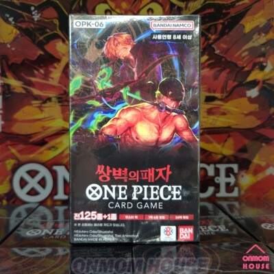 One Piece TCG Card WINGS OF THE CAPTAIN Booster Korean BOX (OPK-06