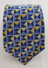 Turnbull & Asser Ltd London Made in England 100% Silk Necktie - Blue Gold