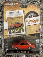 Greenlight 1972 Datsun 510 Vintage Ad Cars 1:64