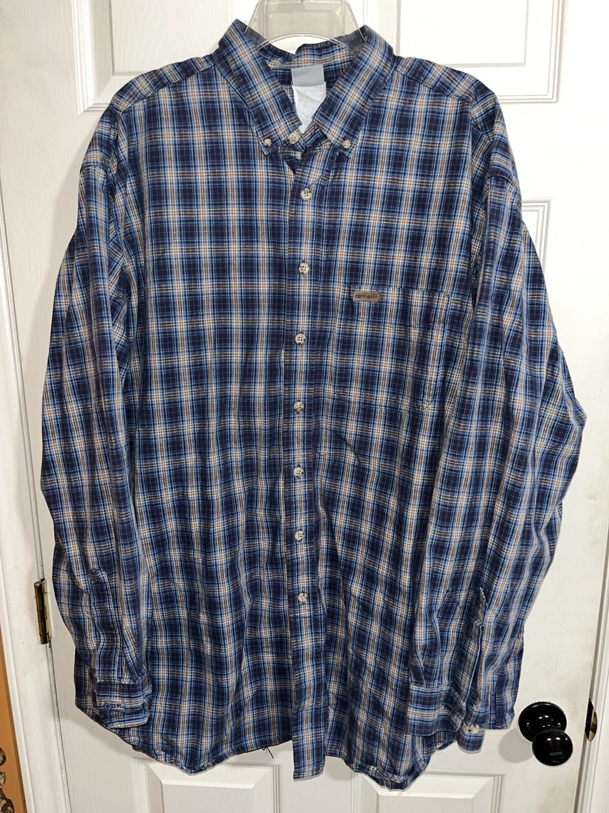 Carhartt Flannel Shirt Mens 2XL XXL Blue Plaid Outdoor Work vintage
Opens in a new window or tab