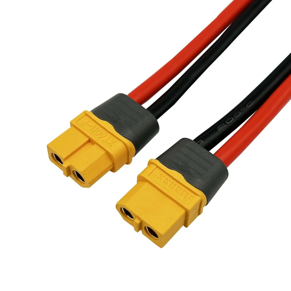 2pcs XT60H XT60 Upgarded Female Connector Plug to 4mm Banana Plugs Battery Ch... - Image 4 of 4