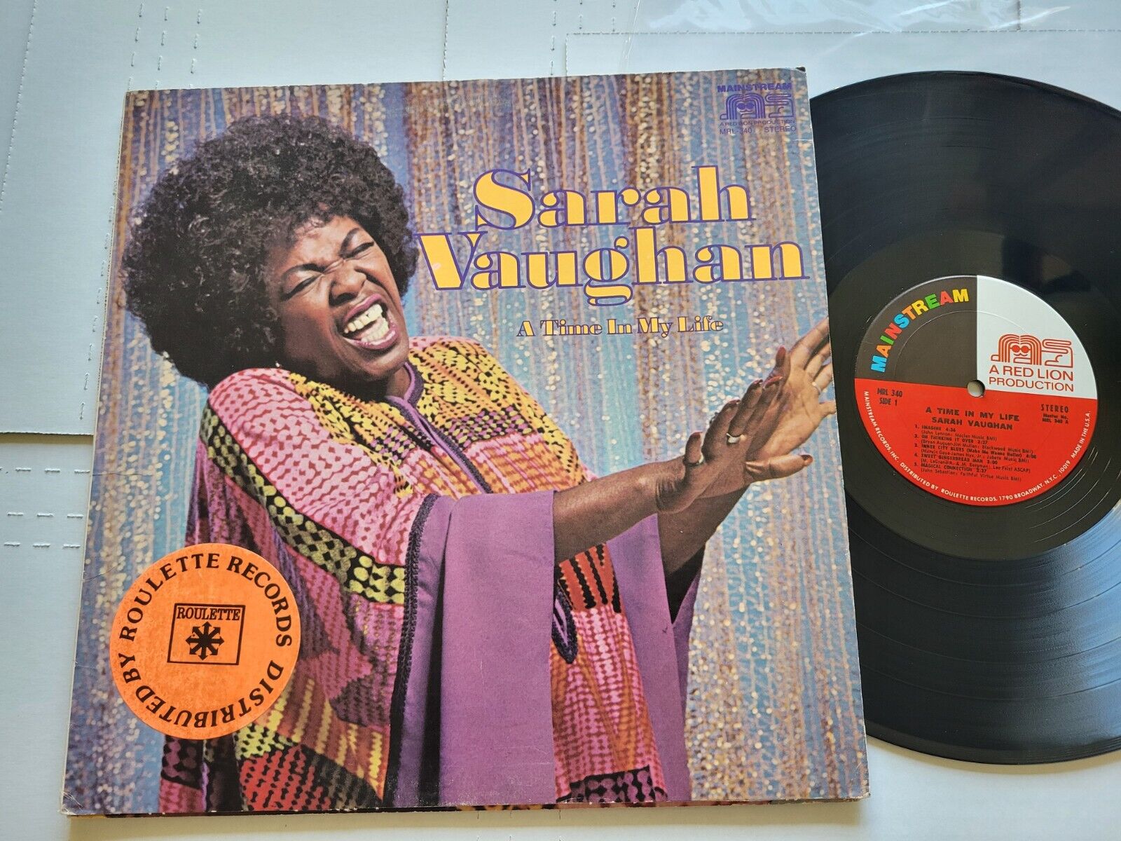 SARAH VAUGHAN - A Time In My Life 1971 SOUL-JAZZ Funk Jimmie Cobb Ernie Wikins