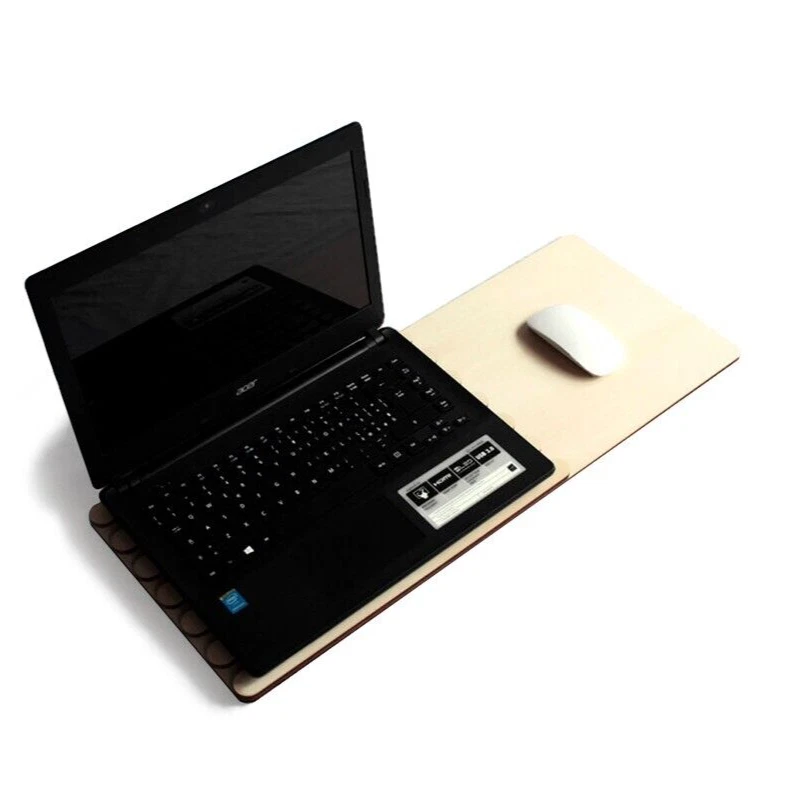 Bandeja Geek 2 en 1 con alfombrilla de ratón organizadora funcional, almohadilla de enfriamiento pasivo para computadora portátil Foto 2 de 4