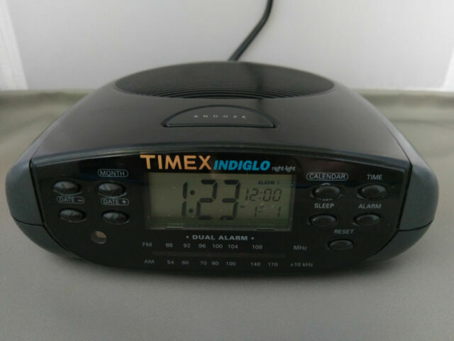 timex indiglo clock