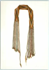 Postcard - Osage sash, early 20th century