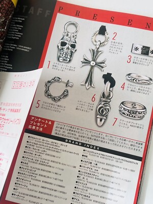 Chrome Hearts Magazine Silver Accessory Bible 1999 Catalog Book