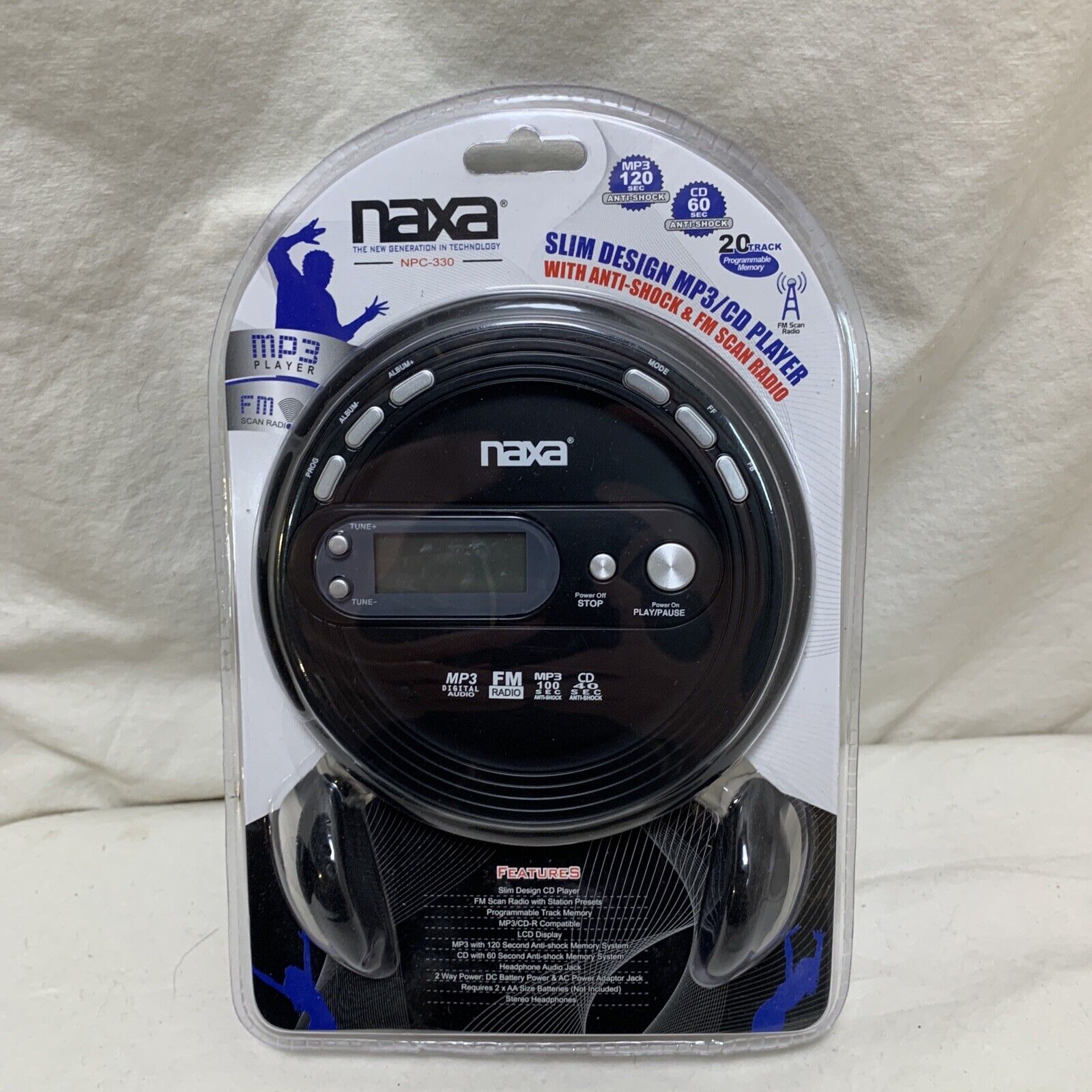 Portable MP3/CD Player with AM/FM Stereo Radio – Naxa Electronics