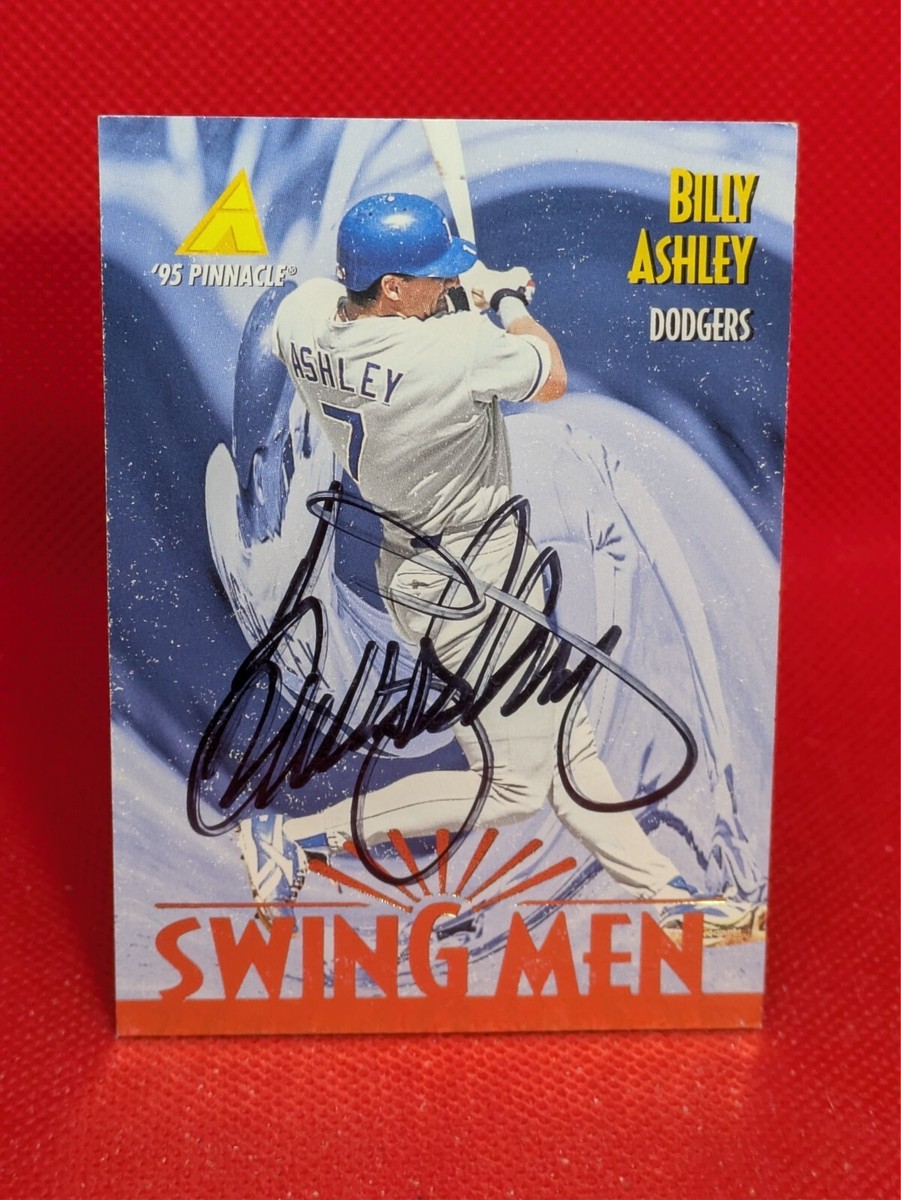 AUTOGRAPH on card: 1995 Pinnacle #290 Billy Ashley - Los Angeles