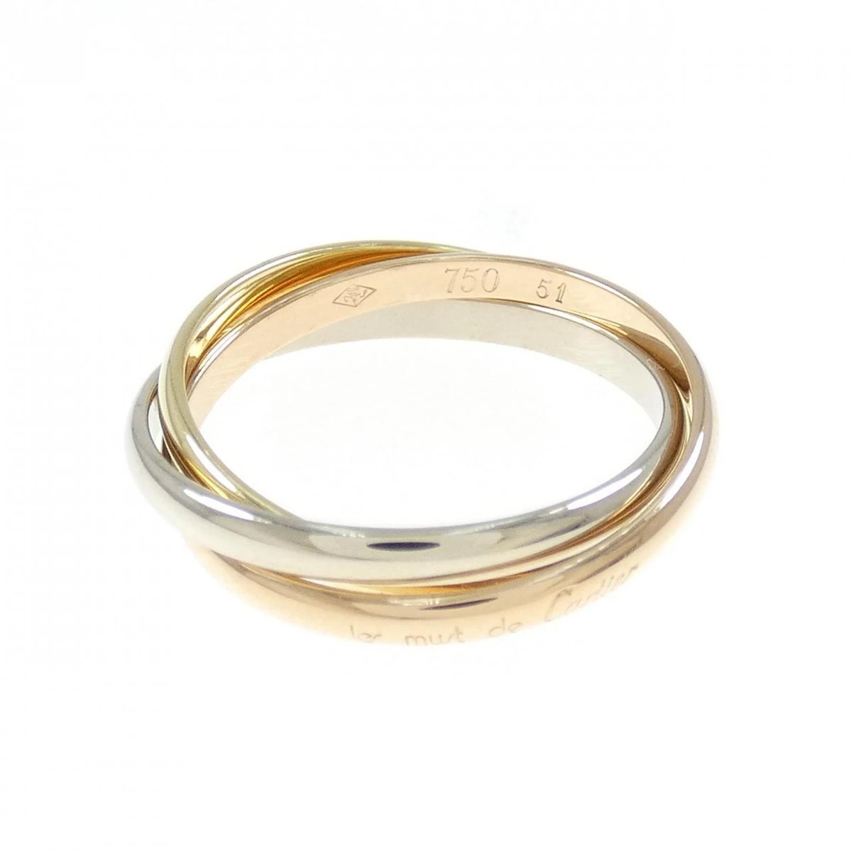 Ebay cartier hotsell trinity ring