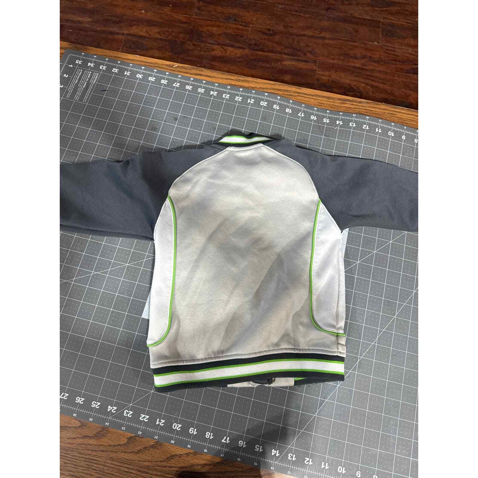 SACAI X NIKE Nike Air grigio lime bianco giacca full zip bambino taglia 3T