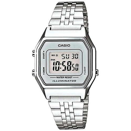 Orologio Casio da per Uomo Donna Vintage Digitale Grigio di Acciaio Sveglia  Led | eBay