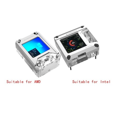 Barrowch AMD AM5 INTEL CPU Water Block With HD Temperature Display FBLTHDA-04NV2 - Picture 12 of 18