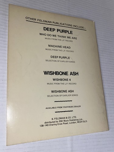 Vintage 1970s Songbook Medicine-Head Hits Feldman EMI Import 1974 Rock RARE - Picture 6 of 6