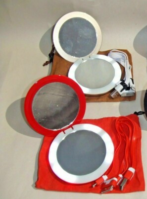 lot of 2  PowerNow Phone Battery Charger Power bank Pack Lighted Mirror compact