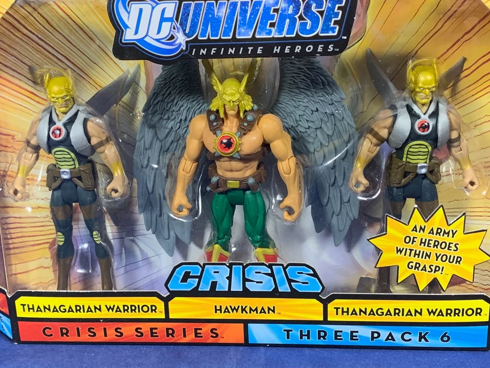 Novo 2 DC Universe Crisis Pacote com 3 Figuras HAWKMAN Starfire RAVEN Capt Boomerang 4 6 - Imagem 4 de 4