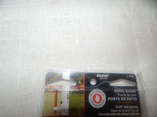 Manija de puerta de patio con bloqueo PLPCI roble negro C1032 - Imagen 6 de 9