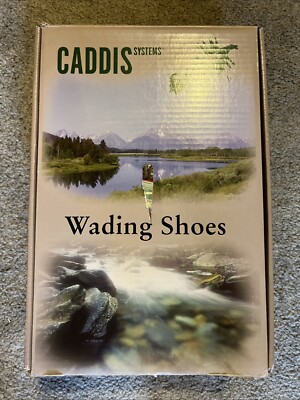 Caddis Wading Shoes Felt Sole Wader Boots Olive Green Men's 10 