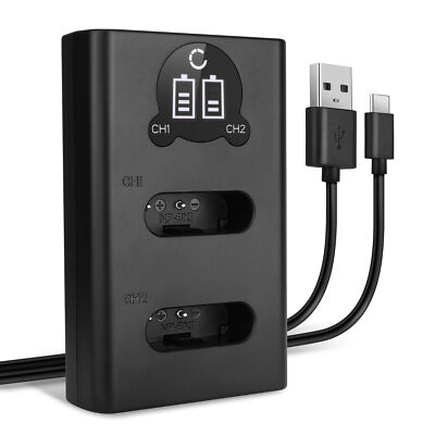 USB Dual Ladegerät für Sony NP-BX1 ACC-TRBX Doppelladegerät Ladekabel