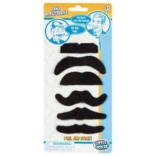 Fun Uncle 01980 Fake Moustaches Assorted Styles