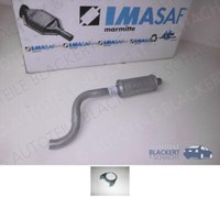 Imasaf ESD Auspuff Endtopf für Ford Transit 2.3 D 60-125 1971-1978 + ZubehöR