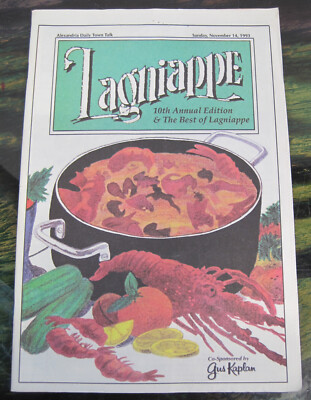 Lagniappe Cook Book 1993 Alexandria Daily Town Talk 10th Edition Cajun Creole