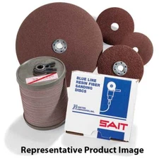 United Abrasives 56080 4x5/8 Aluminum Oxide Fiber Discs 80 Grit 100 pack