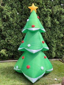 Airblown Inflatable 10ft Christmas Tree Holiday Time Gemmy Indoor or Outdoor 
