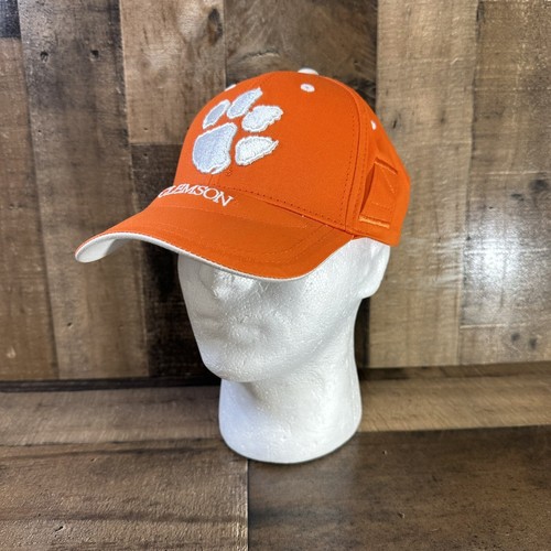 Clemson Tigers Hat Captivating Headgear Orange Strap Back Baseball Cap OSFM - Picture 4 of 14