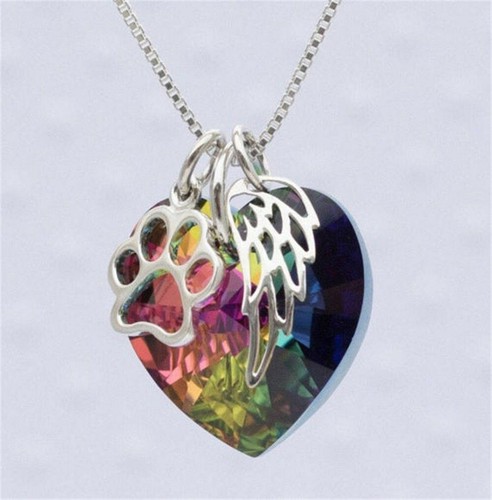 Rainbow Bridge Pet Loss Necklace Pet 