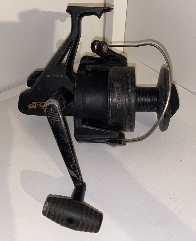 シマノ　アルゴス　50-330 graphite reel シマノ アルゴス 50-330 graphite reel Vtg Argo Okuma Graphite