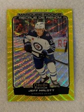 2022-23 O-Pee-Chee Platinum Jeff Malott Marquee Rookie Neon Yellow Surge #245